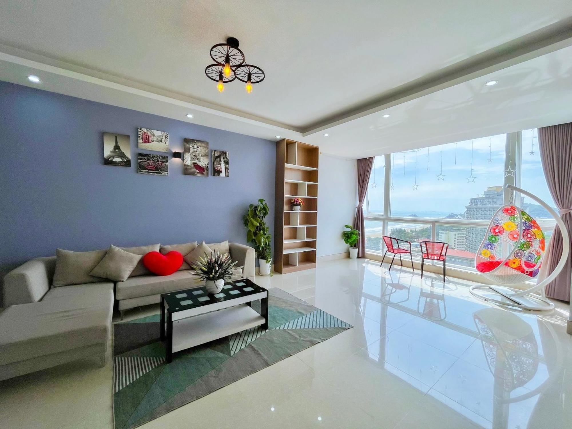 Can Ho Oasky,3 Phong View Dep Nhin Ra Bien,Nui Va Ho Bau Sen Vung Tau Eksteriør bilde