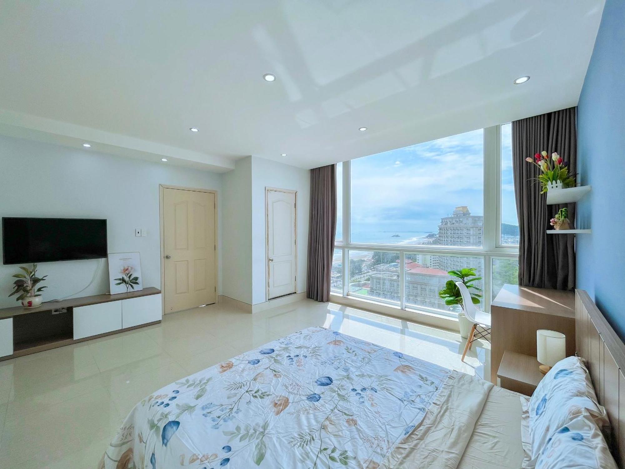 Can Ho Oasky,3 Phong View Dep Nhin Ra Bien,Nui Va Ho Bau Sen Vung Tau Eksteriør bilde