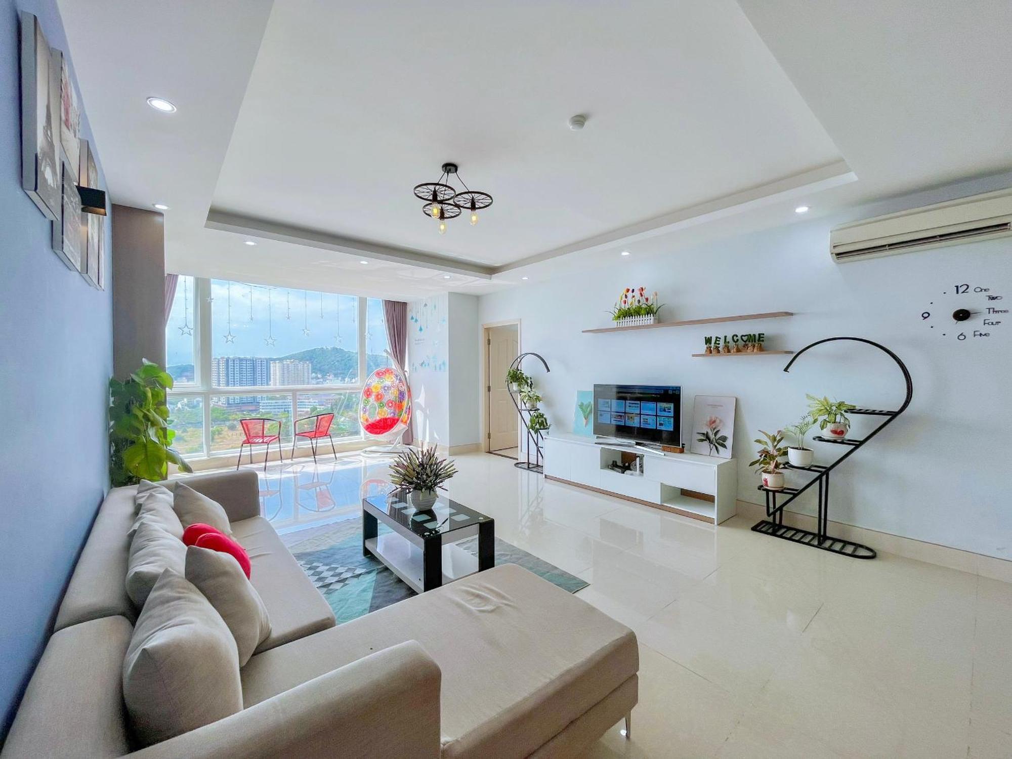 Can Ho Oasky,3 Phong View Dep Nhin Ra Bien,Nui Va Ho Bau Sen Vung Tau Eksteriør bilde