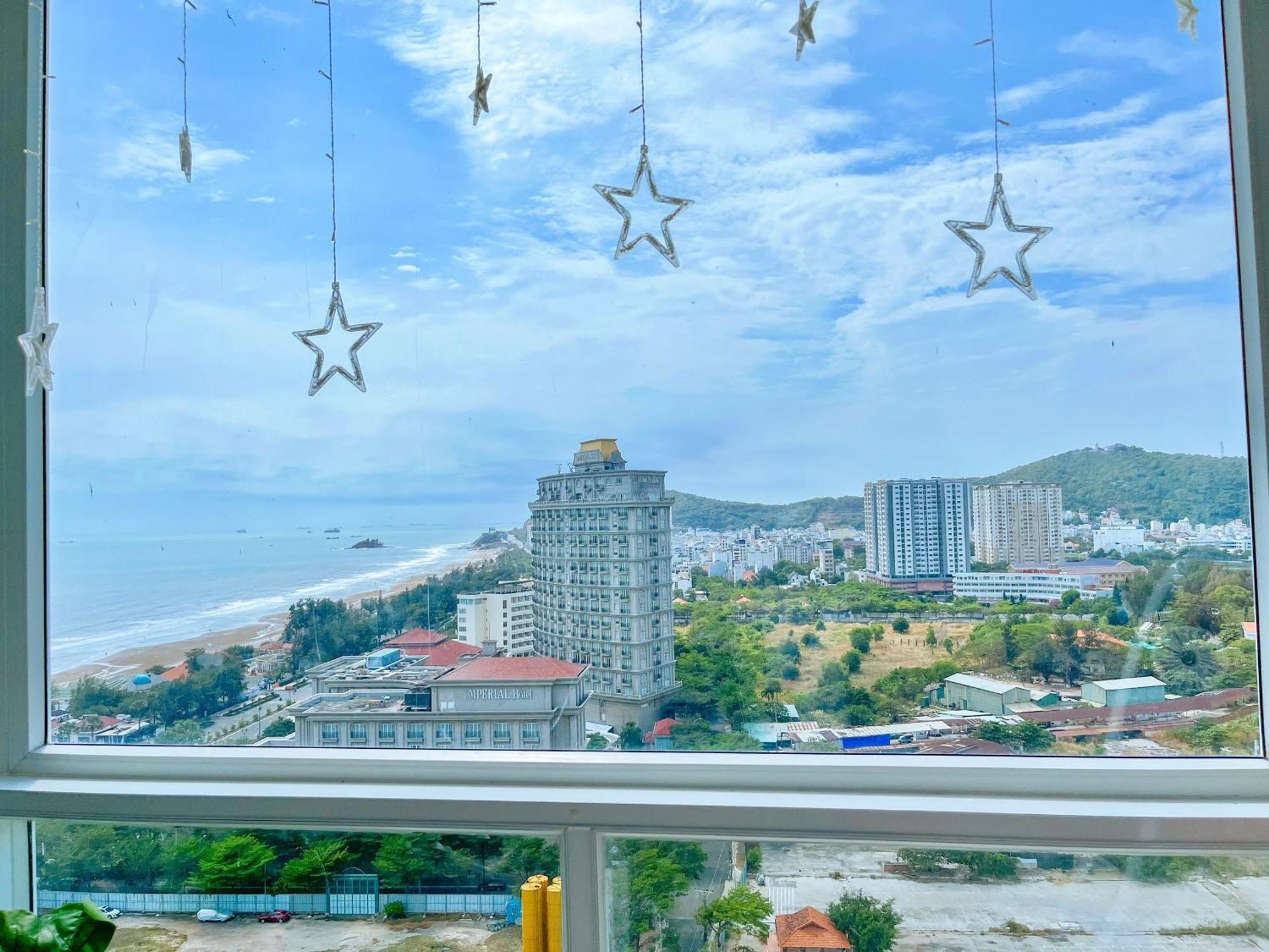 Can Ho Oasky,3 Phong View Dep Nhin Ra Bien,Nui Va Ho Bau Sen Vung Tau Eksteriør bilde
