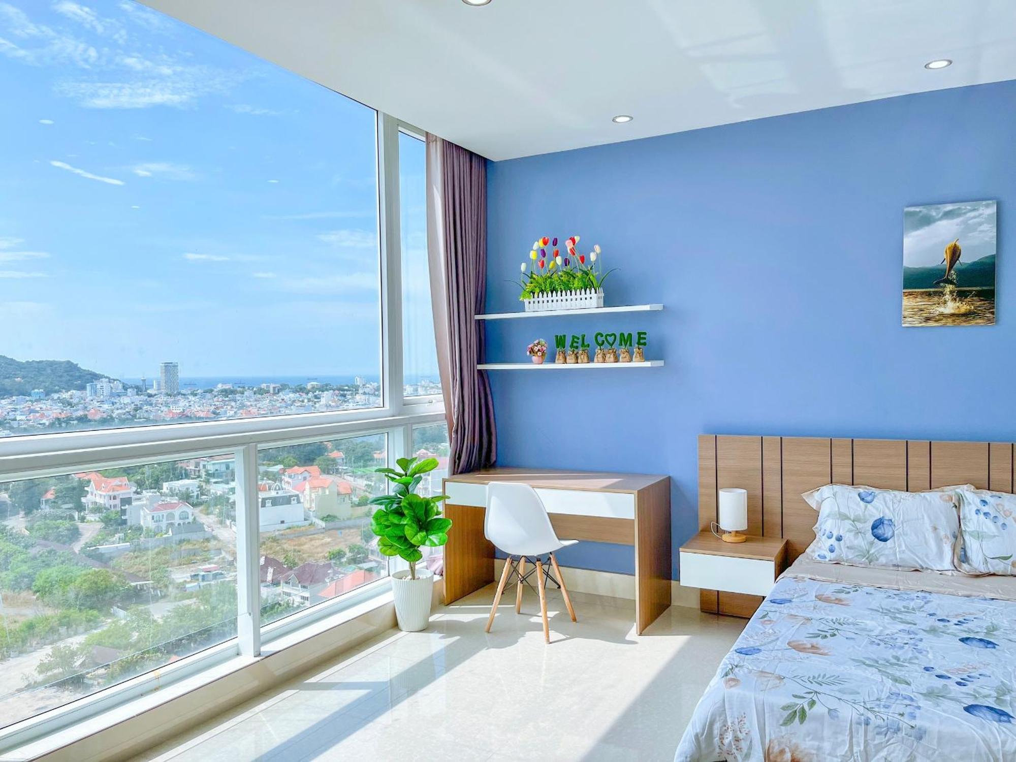 Can Ho Oasky,3 Phong View Dep Nhin Ra Bien,Nui Va Ho Bau Sen Vung Tau Eksteriør bilde